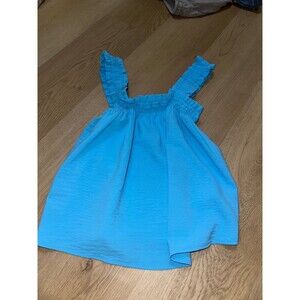 Copper key blue tank top